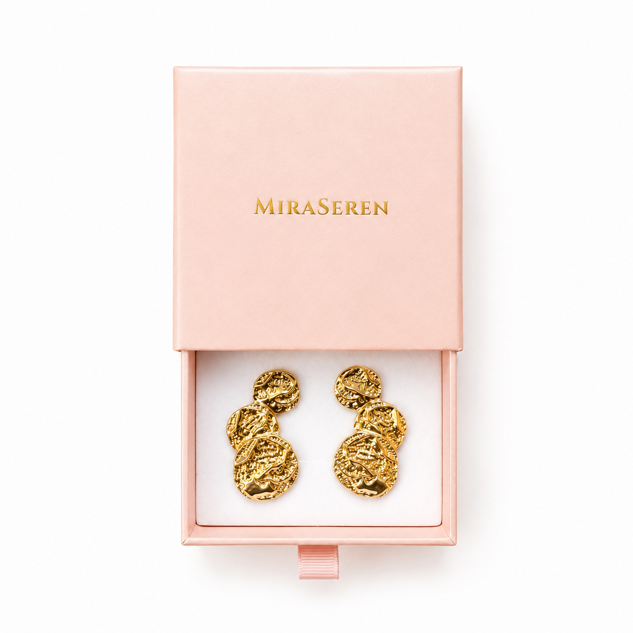 Solenne Sculpted Drop Earrings